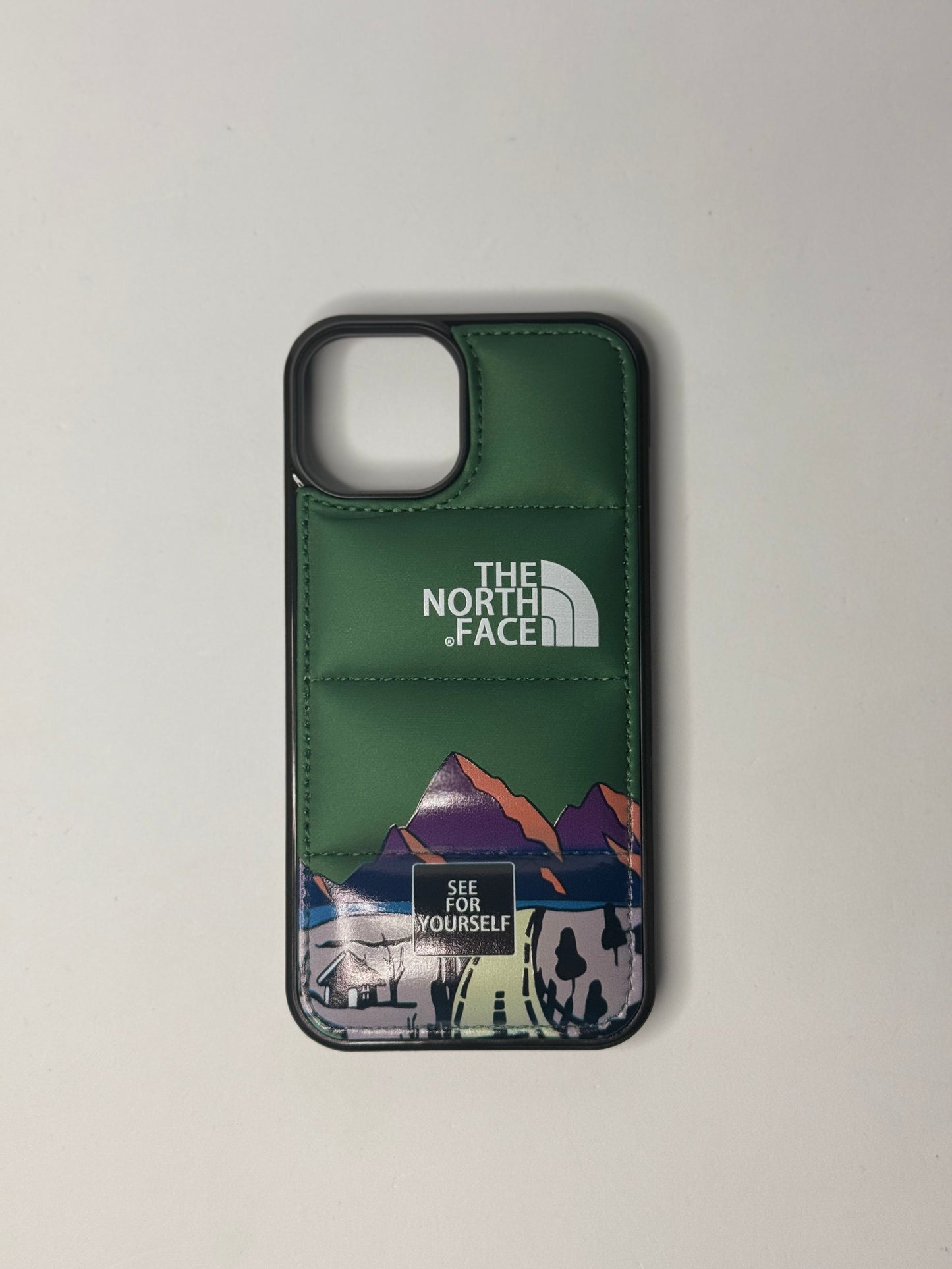 North face 3D green