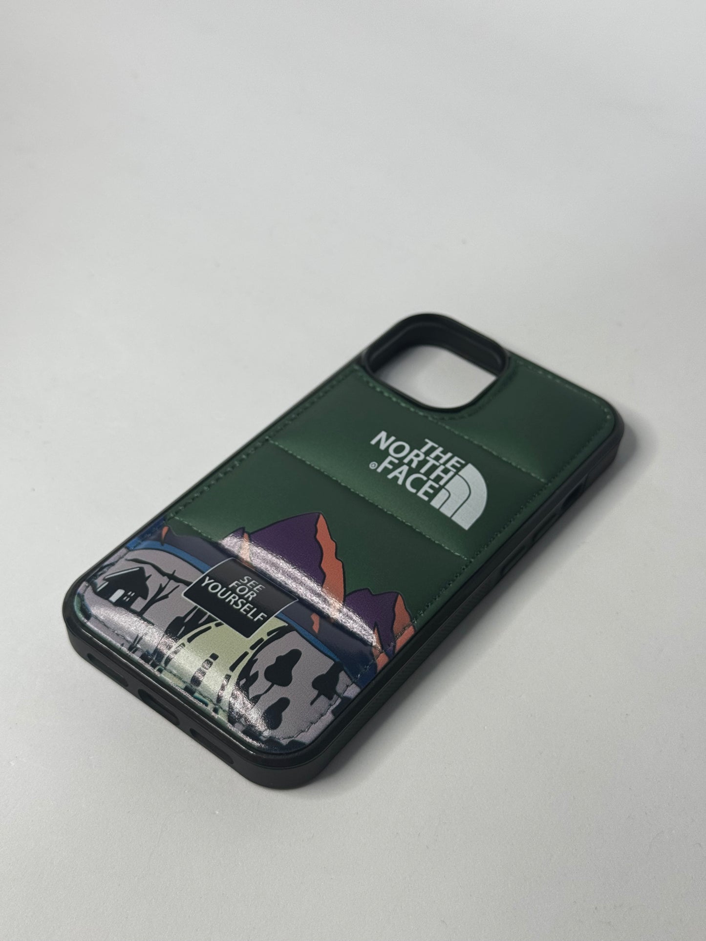 North face 3D green