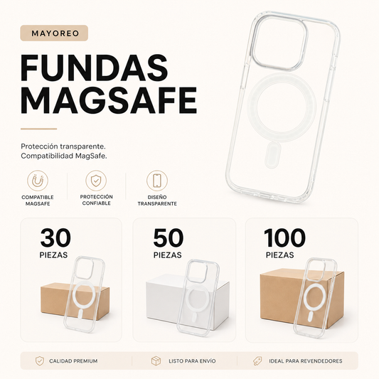 Fundas MagSafe Transparente