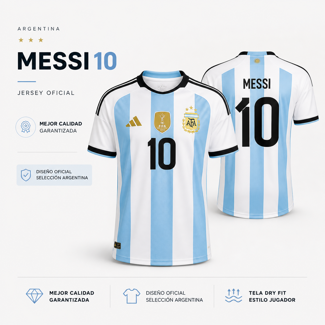 Jersey Messi Mundial 2026