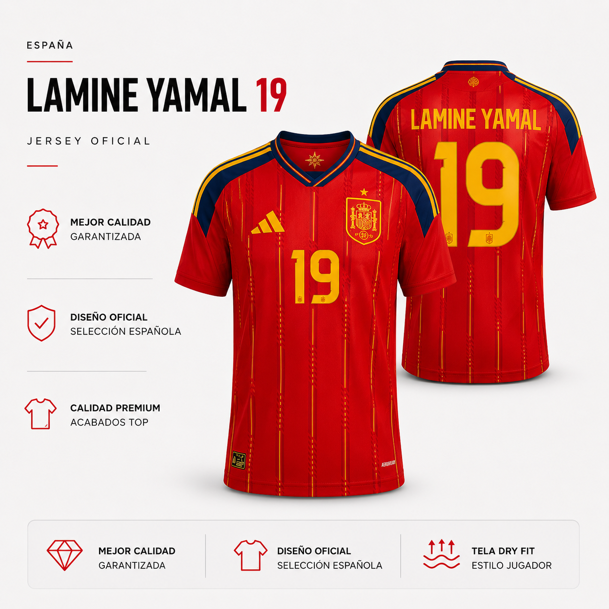 Jersey Lamine Yamal Mundial 2026