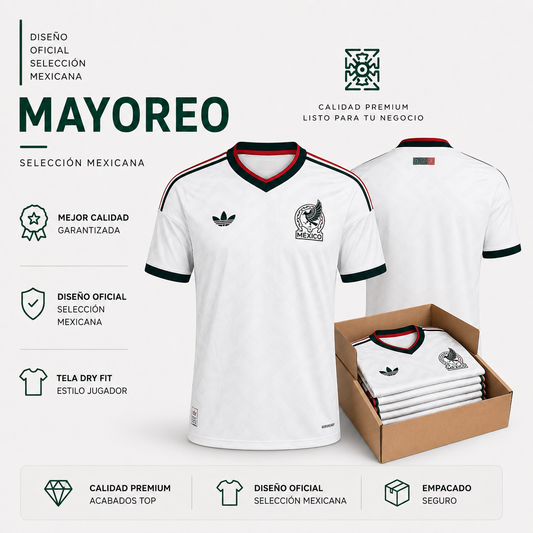 MAYOREO Jersey Visita México 2026